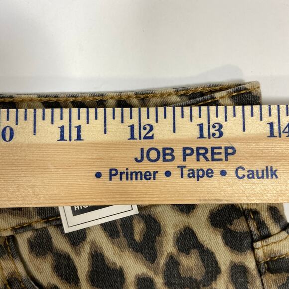 Judy Blue Leopard Animal Print Short Size Small New With Tag - Picture 5 of 7